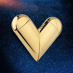 Heart Shape Gas-Electric Folding Lighter USB Electronic Charging Plasma Lighter Flame Butane Gas Lighter Gadgets For Lover